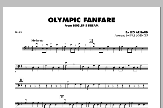 Download Paul Lavender Olympic Fanfare (Bugler's Dream) - Bass Sheet Music