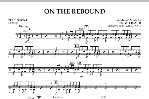Download Larry Moore On the Rebound - Percussion 1 Sheet Music
