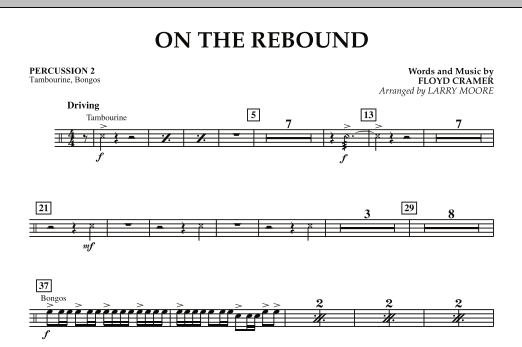Download Larry Moore On the Rebound - Percussion 2 Sheet Music