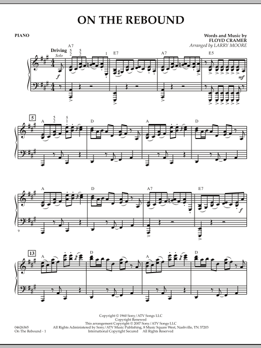 Download Larry Moore On the Rebound - Piano Sheet Music