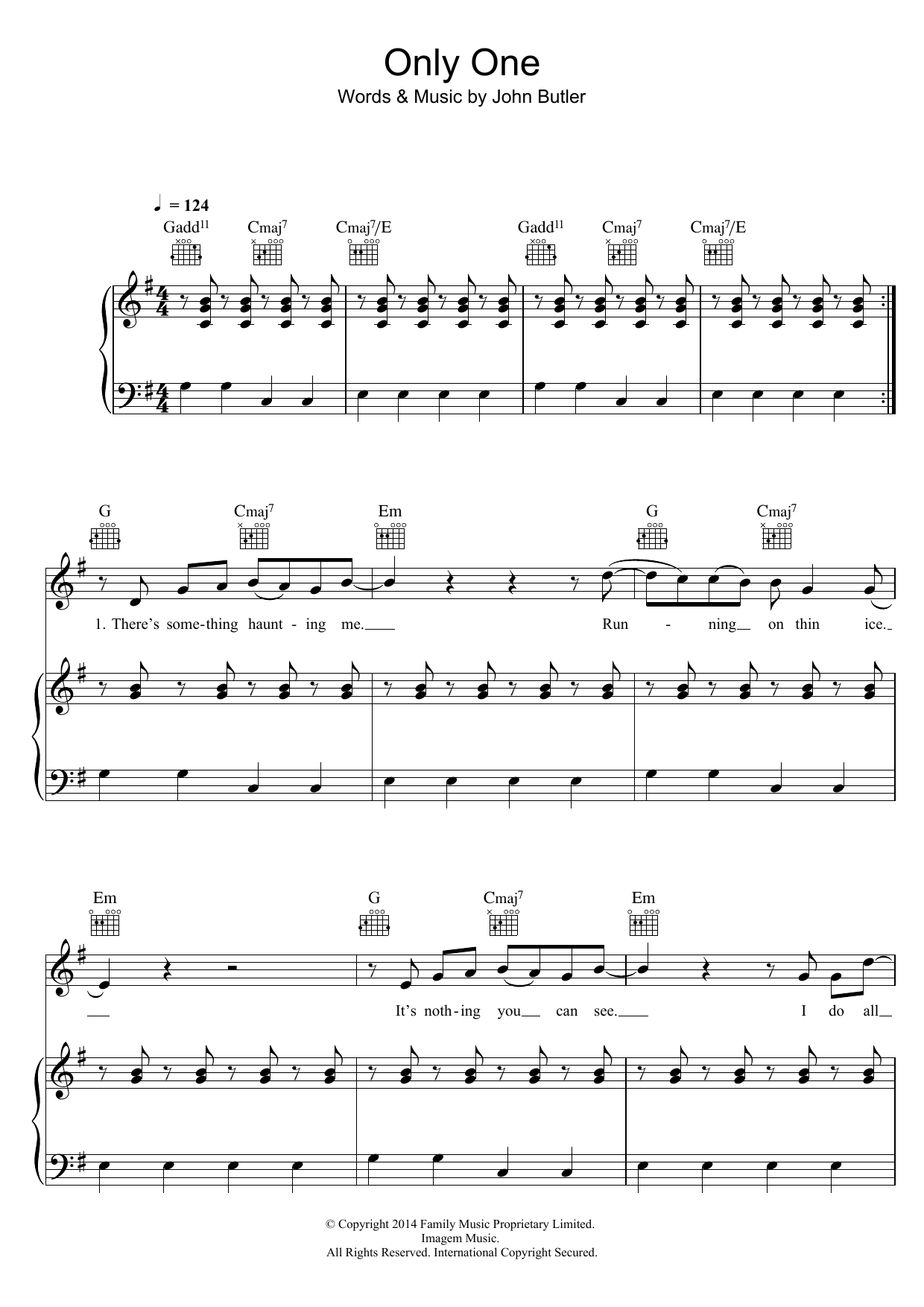 Download The John Butler Trio Only One Sheet Music