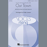 Download or print Our Town (from Cars) (arr. Philip Lawson) Sheet Music Printable PDF 15-page score for Disney / arranged SATB Choir SKU: 72119.