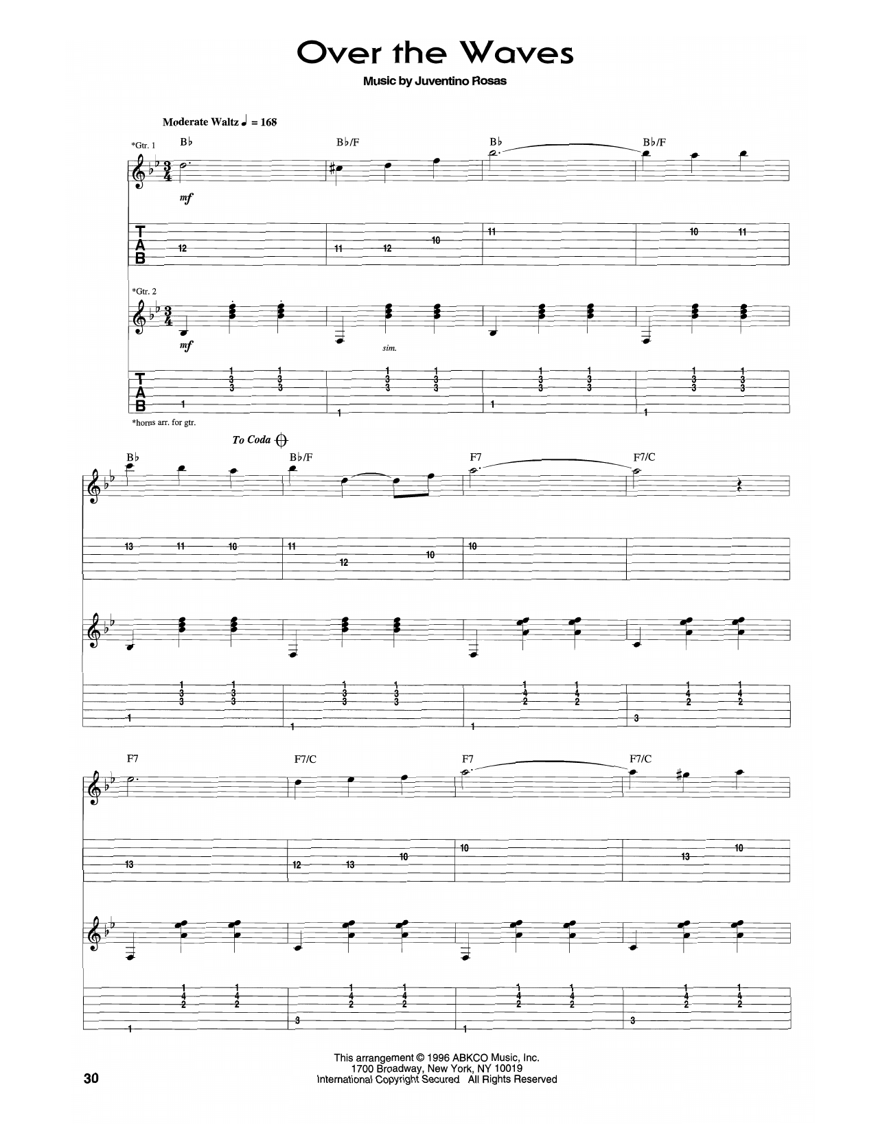 Download Rolling Stones Over The Waves Sheet Music