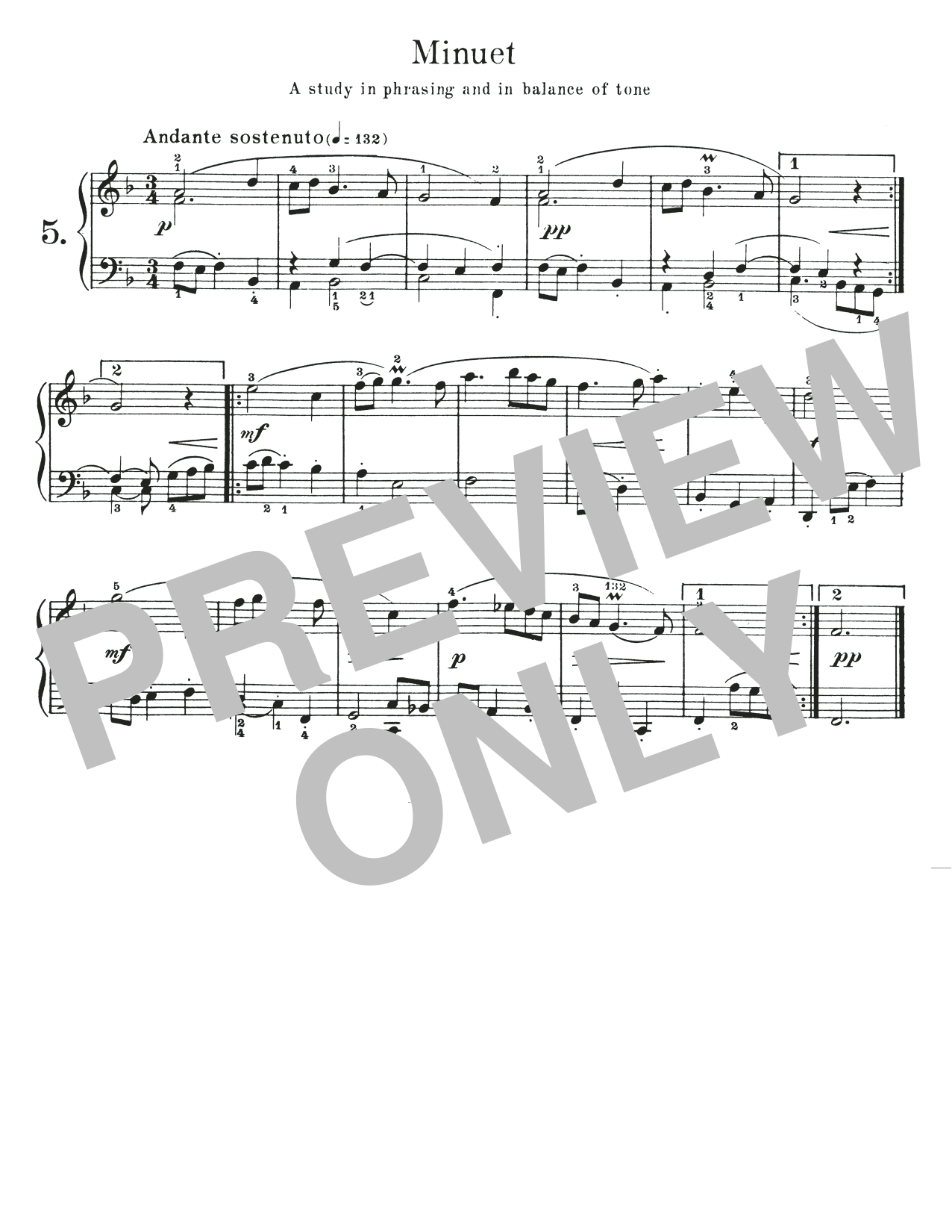 Download Johann Sebastian Bach Overture In F Major, BWV 820 Sheet Music
