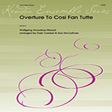 Download or print Overture to Cosi Fan Tutte - 1st Bb Clarinet Sheet Music Printable PDF 4-page score for Classical / arranged Woodwind Ensemble SKU: 376402.
