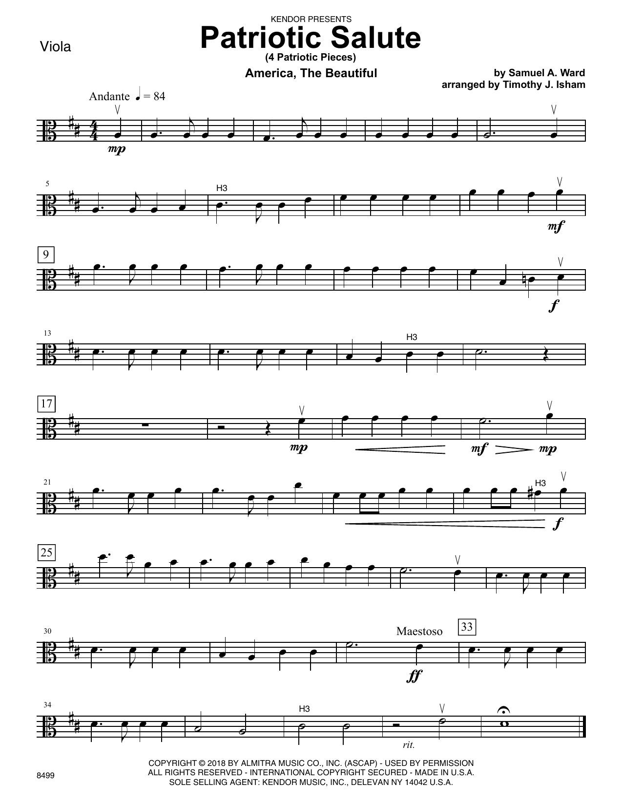 Download Timothy Isham Patriotic Salute (4 Patriotic Pieces) - Sheet Music