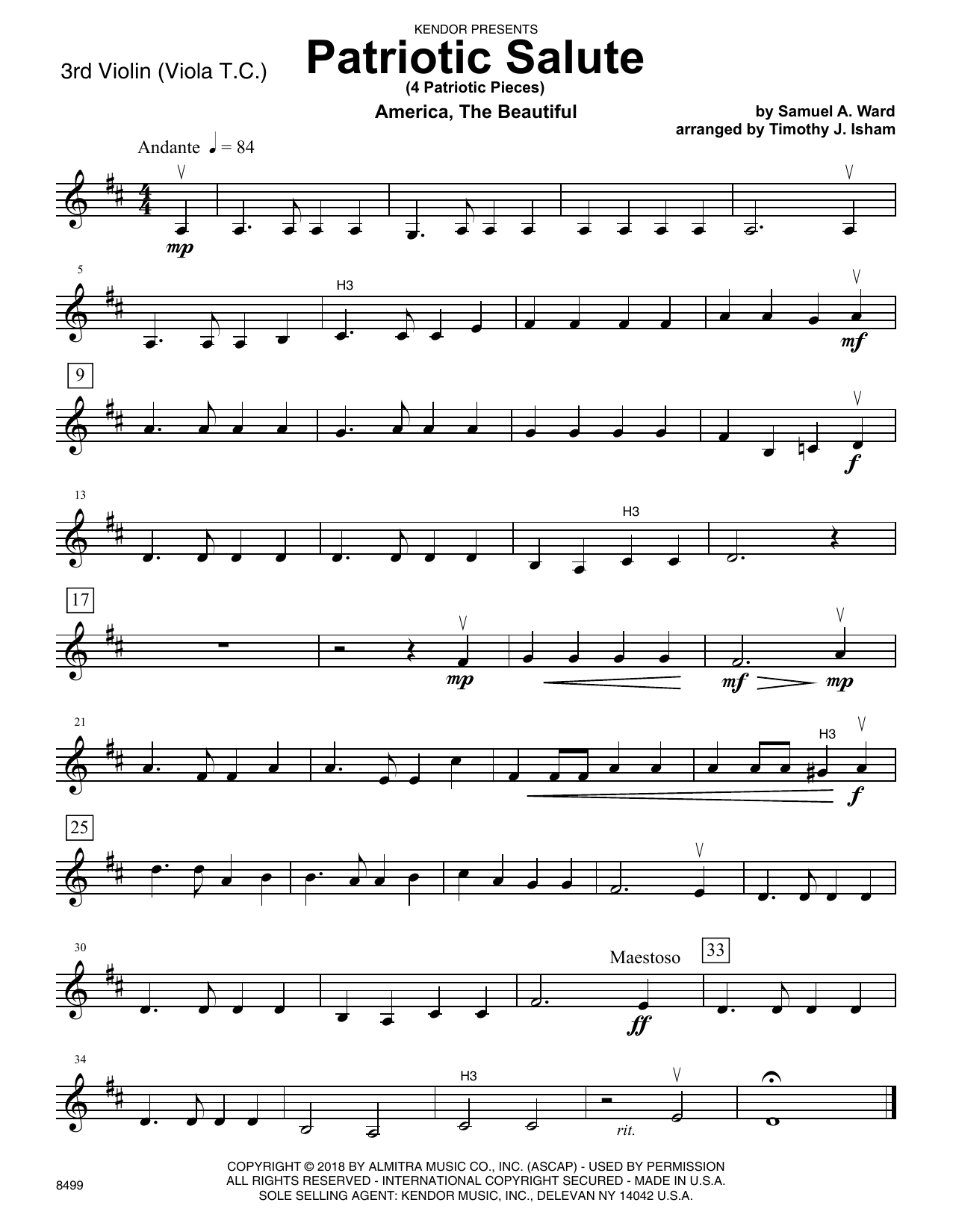 Download Timothy Isham Patriotic Salute (4 Patriotic Pieces) - Sheet Music