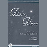 Download or print Peace, Peace (arr. Fred Bock) Sheet Music Printable PDF 6-page score for Christmas / arranged SAB Choir SKU: 430961.