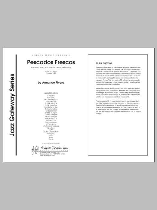 Download Rivera Pescados Frescos - Full Score Sheet Music