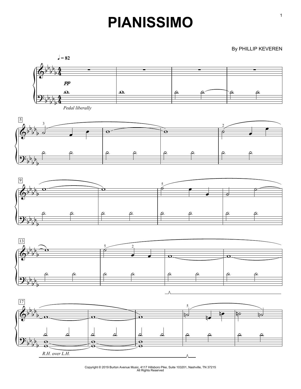 Download Phillip Keveren Pianissimo Sheet Music
