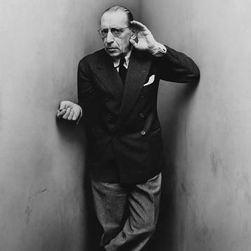 Igor Stravinsky image and pictorial