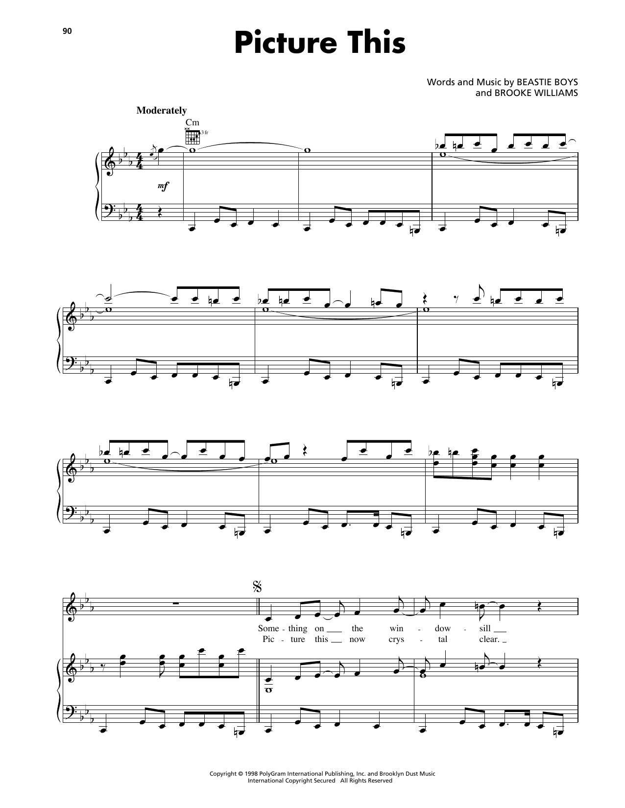 Download Beastie Boys Picture This Sheet Music