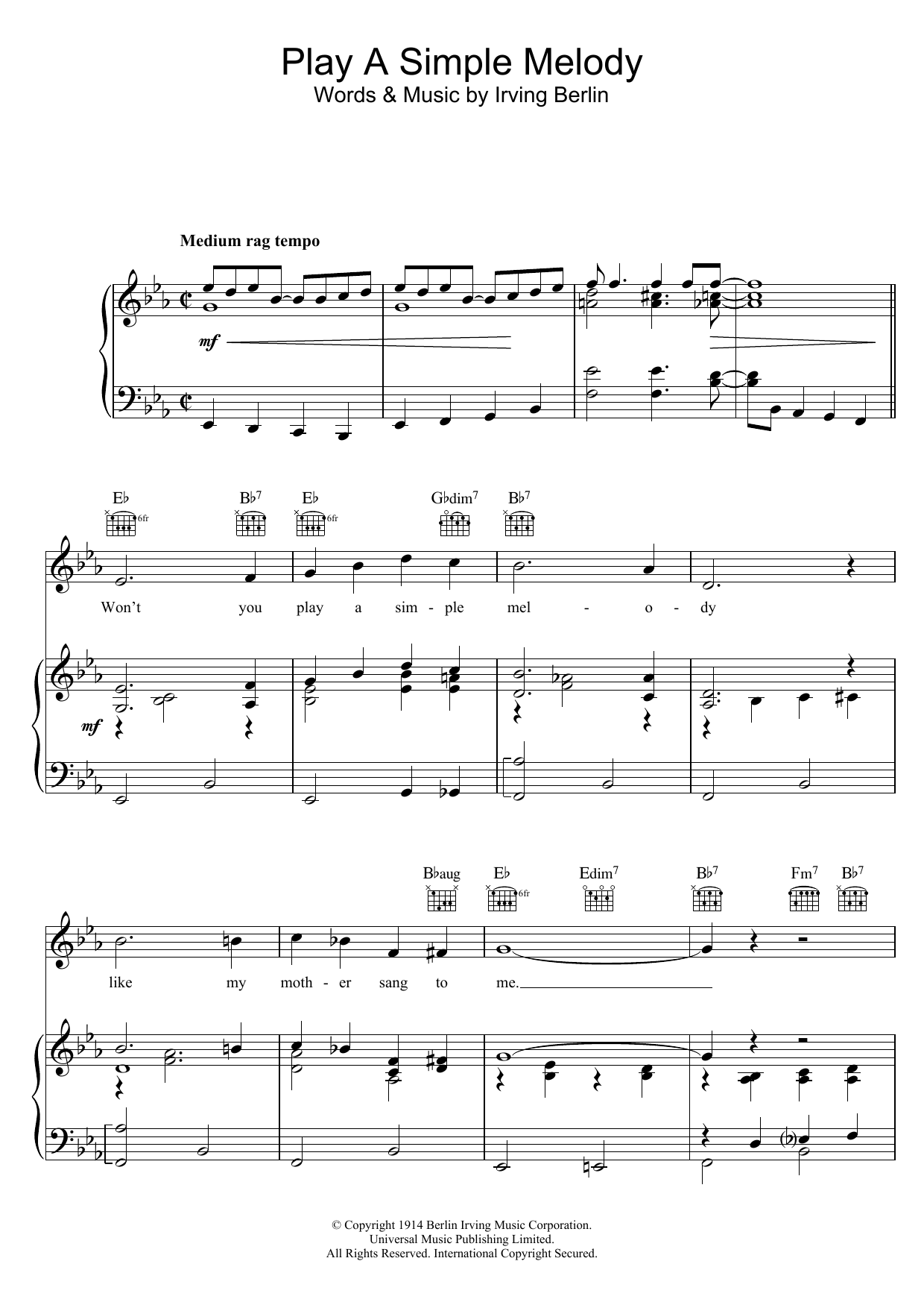 Download Jo Stafford Play A Simple Melody Sheet Music