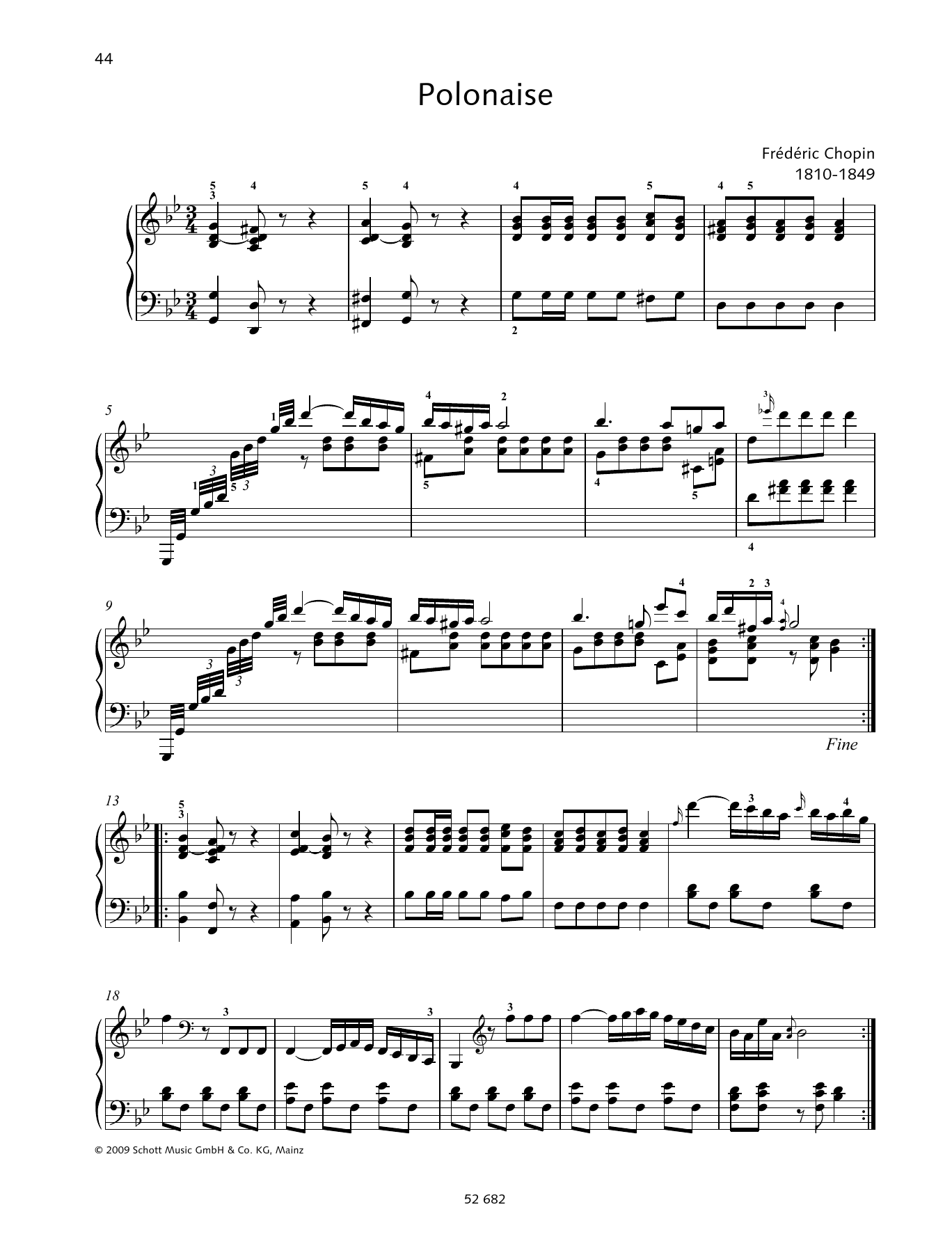 Download Frédéric Chopin Polonaise in G minor Sheet Music