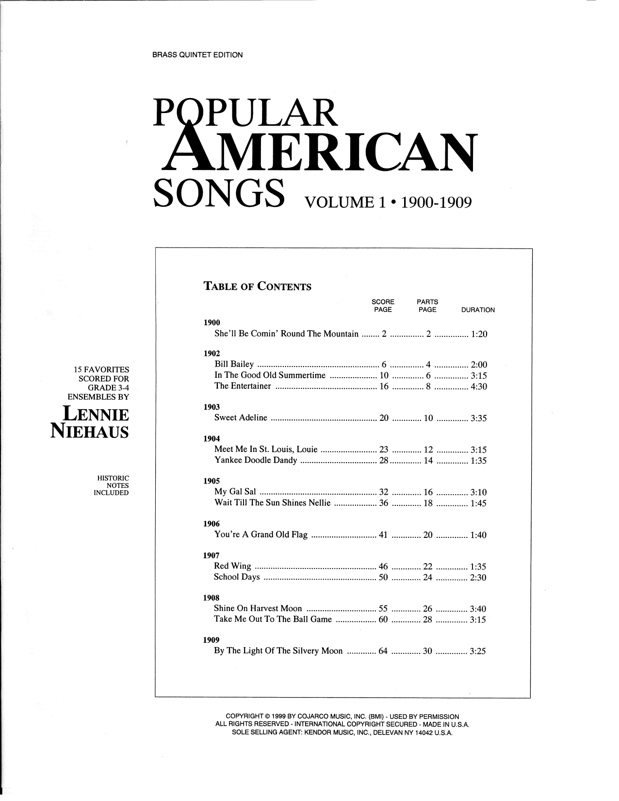 Download Lennie Niehaus Popular American Songs, Volume 1 - 1st Sheet Music