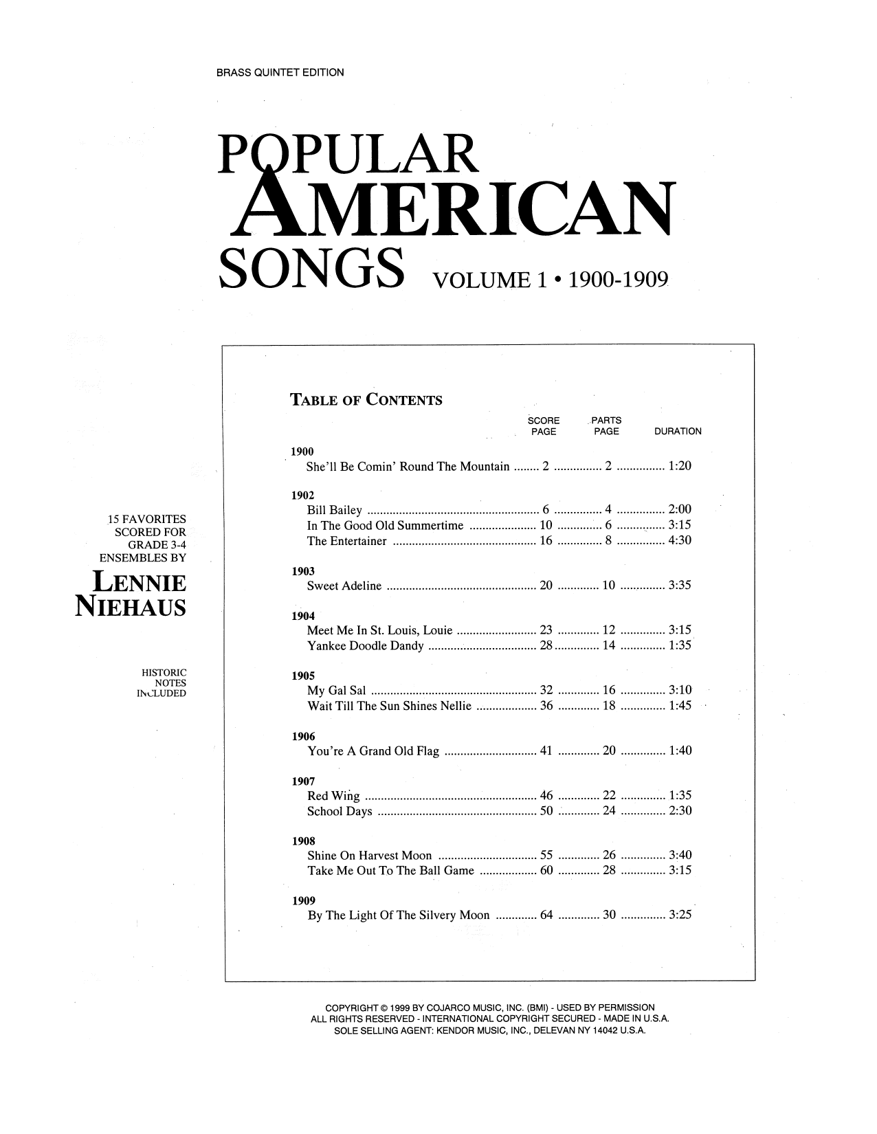 Download Lennie Niehaus Popular American Songs, Volume 1 - Full Sheet Music