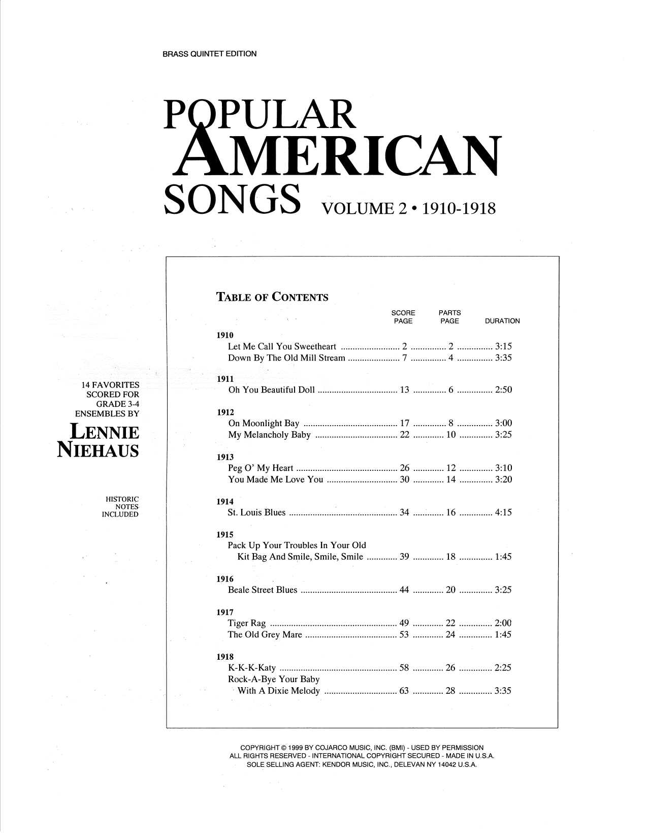 Download Lennie Niehaus Popular American Songs, Volume 2 - Trom Sheet Music