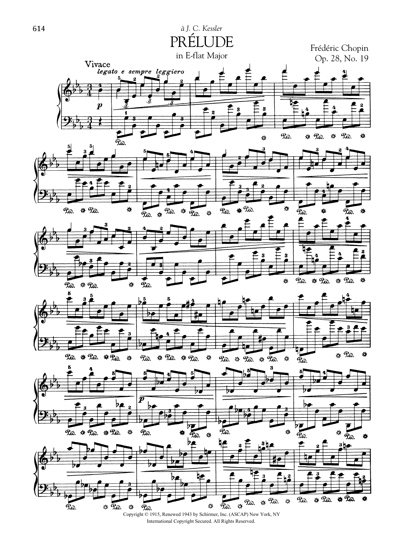Download Frédéric Chopin Prélude in E-flat Major, Op. 28, No. 1 Sheet Music