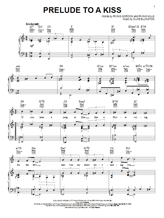 Download Duke Ellington Prelude To A Kiss Sheet Music