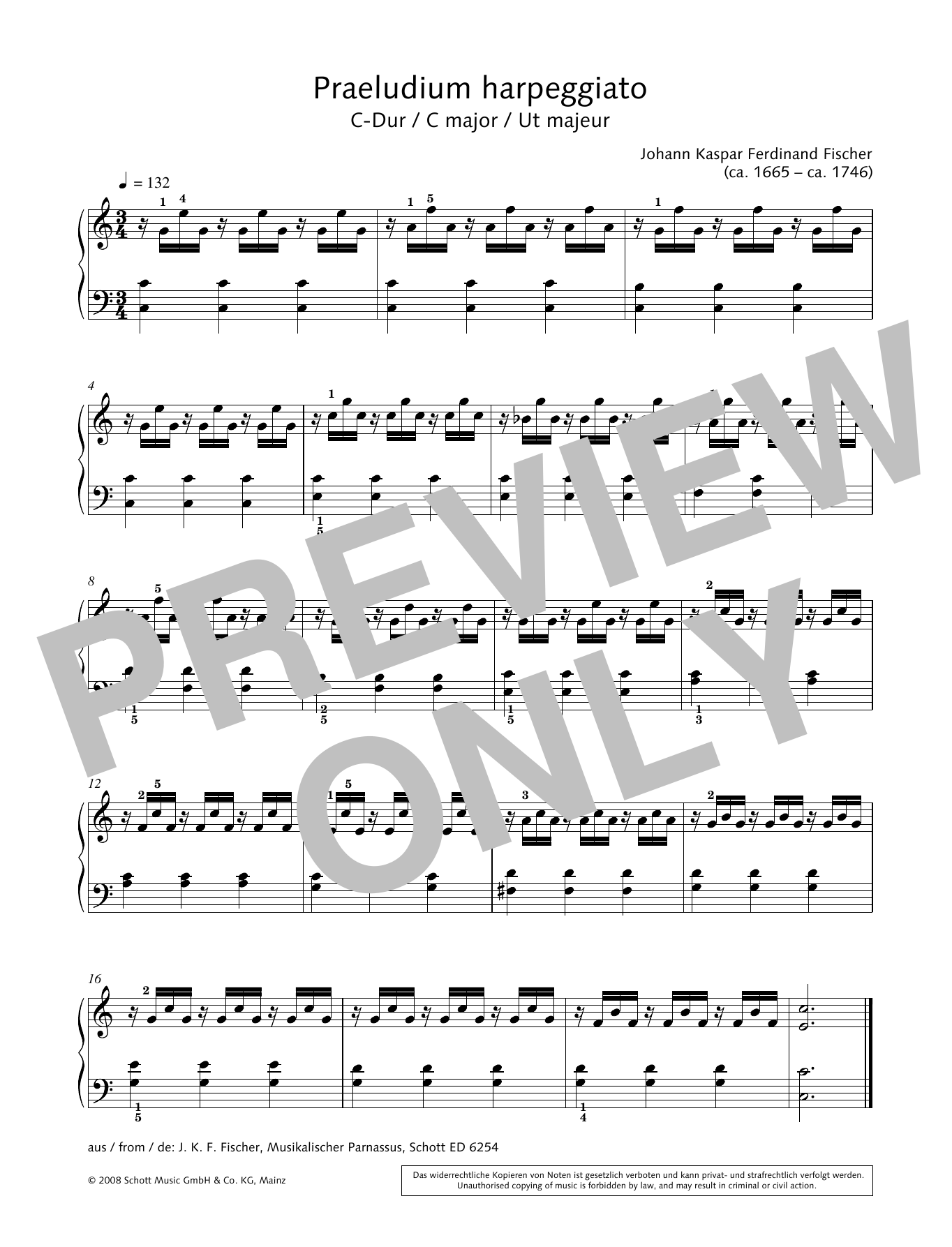Download Hans-Gunter Heumann Prelude harpeggiato in C major Sheet Music