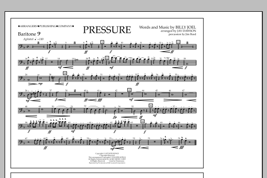 Download Jay Dawson Pressure - Baritone B.C. Sheet Music