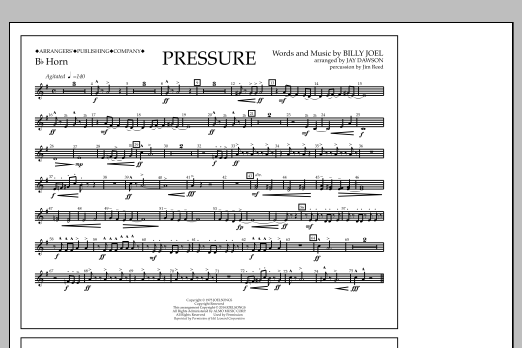 Download Jay Dawson Pressure - Bb Horn Sheet Music