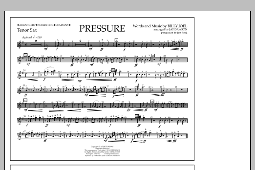 Download Jay Dawson Pressure - Tenor Sax Sheet Music