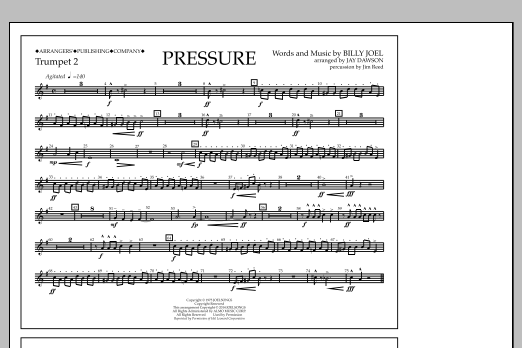 Download Jay Dawson Pressure - Trumpet 2 Sheet Music