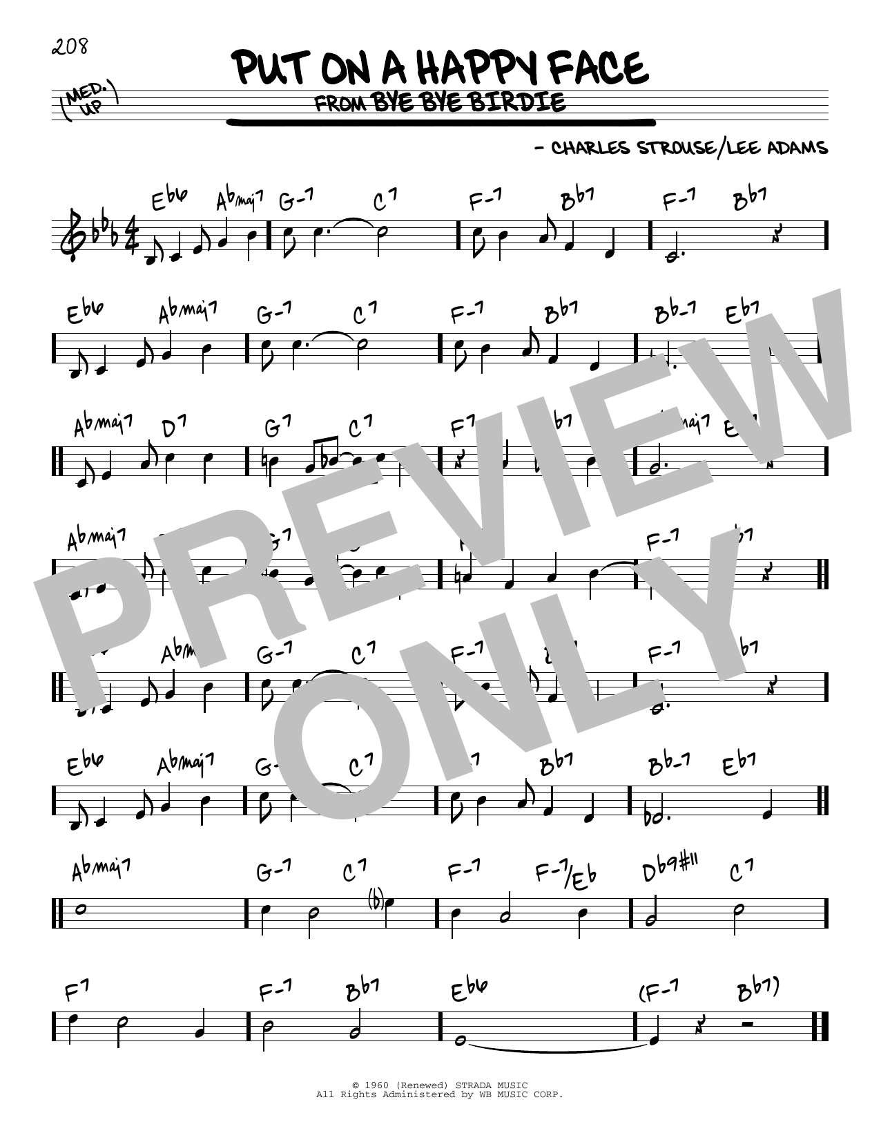 Download Charles Strouse Put On A Happy Face Sheet Music