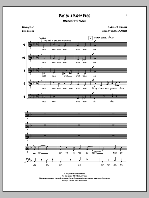 Download Deke Sharon Put On a Happy Face Sheet Music
