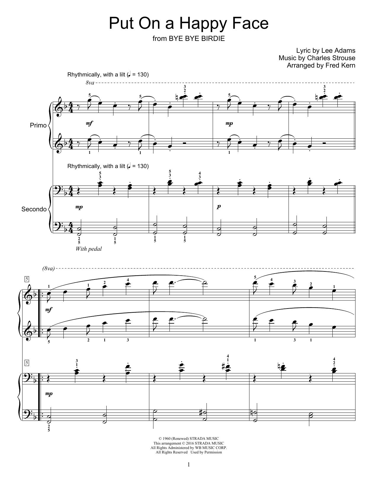 Download Fred Kern Put On A Happy Face Sheet Music