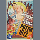 Download or print Puttin' On The Ritz Sheet Music Printable PDF 4-page score for Jazz / arranged Easy Piano SKU: 164886.