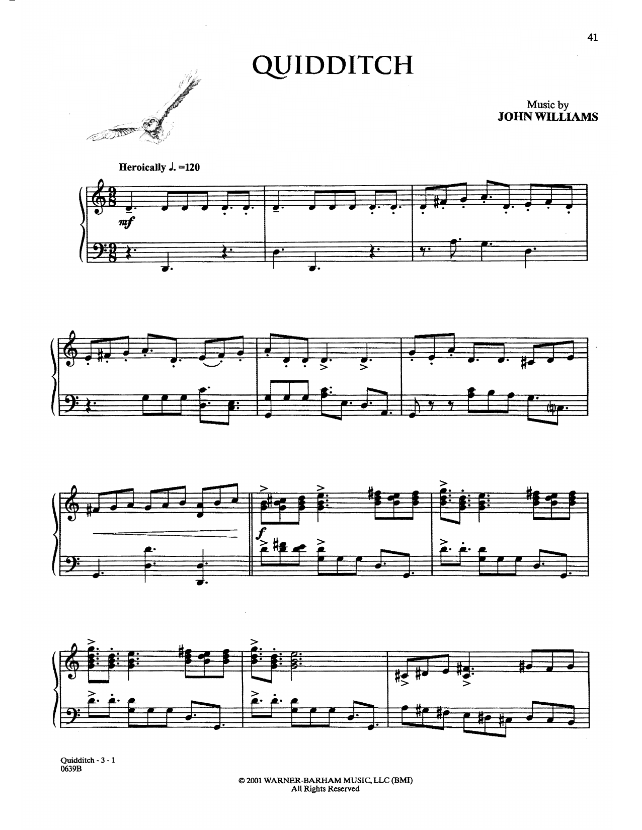 Download John Williams Quidditch (from Harry Potter) Sheet Music