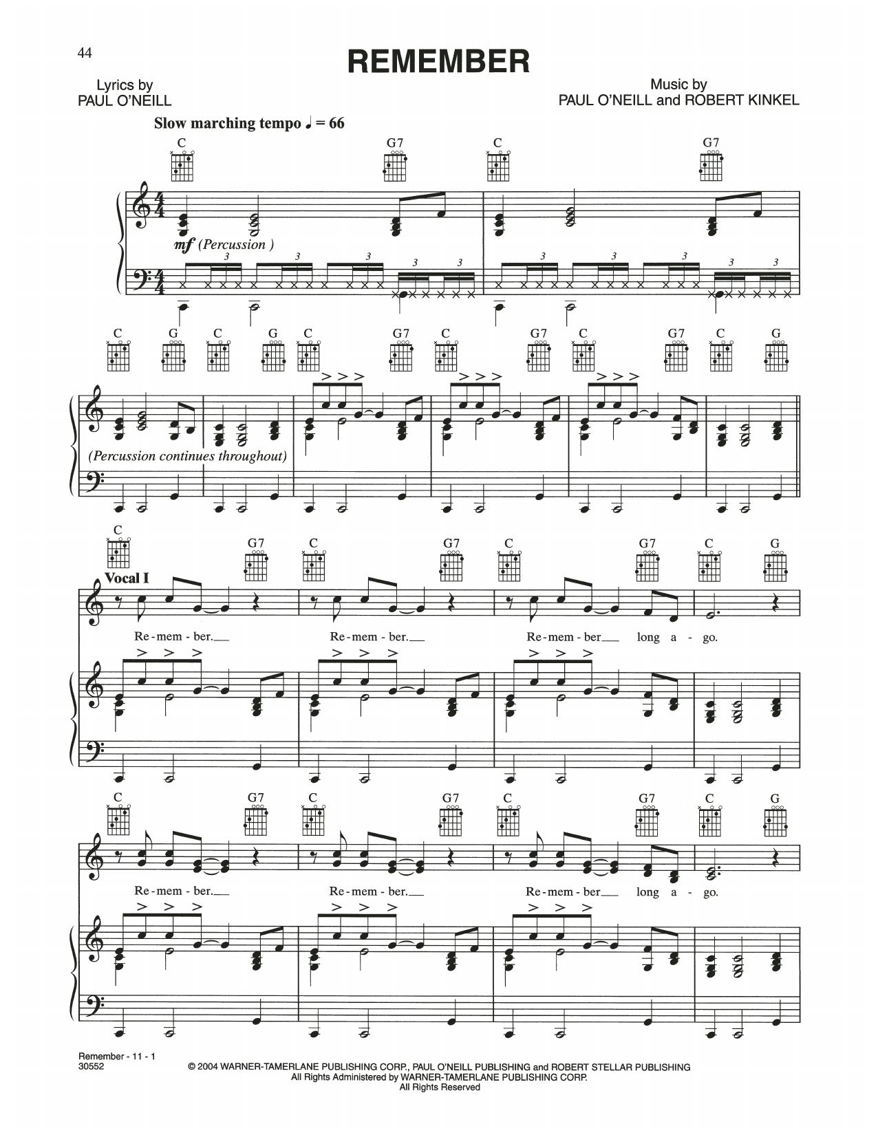 Download Trans-Siberian Orchestra Remember Sheet Music