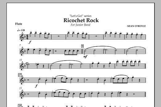 Download Sean O'Boyle Ricochet Rock - Flute Sheet Music
