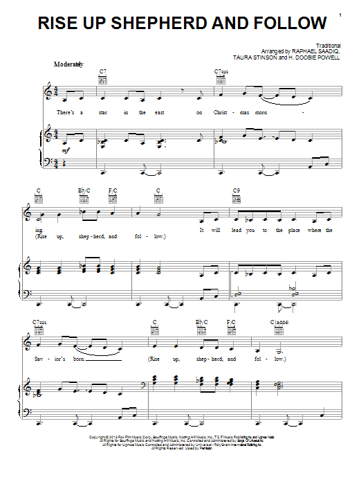 Download Mary J. Blige Rise Up Shepherd And Follow (feat. Nas) Sheet Music