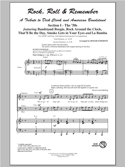 Download Roger Emerson The Jackson 5 (from Motown the Musical) Sheet Music