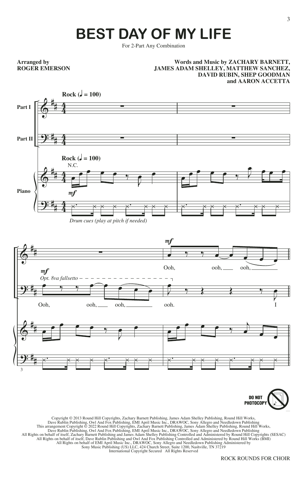 Download Roger Emerson Rock Rounds for Choir Sheet Music