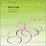 Download or print Rock Talk Sheet Music Printable PDF 4-page score for Instructional / arranged Percussion Ensemble SKU: 125048.