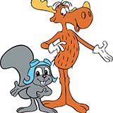 Download or print Rocky & Bullwinkle Sheet Music Printable PDF 2-page score for Children / arranged Big Note Piano SKU: 403888.