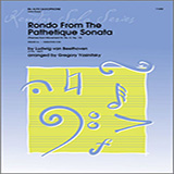 Download or print Rondo From The Pathetique Sonata (Themes From Movement III, No. 8, Op. 13) - Alto Sax Sheet Music Printable PDF 4-page score for Classical / arranged Woodwind Solo SKU: 360889.