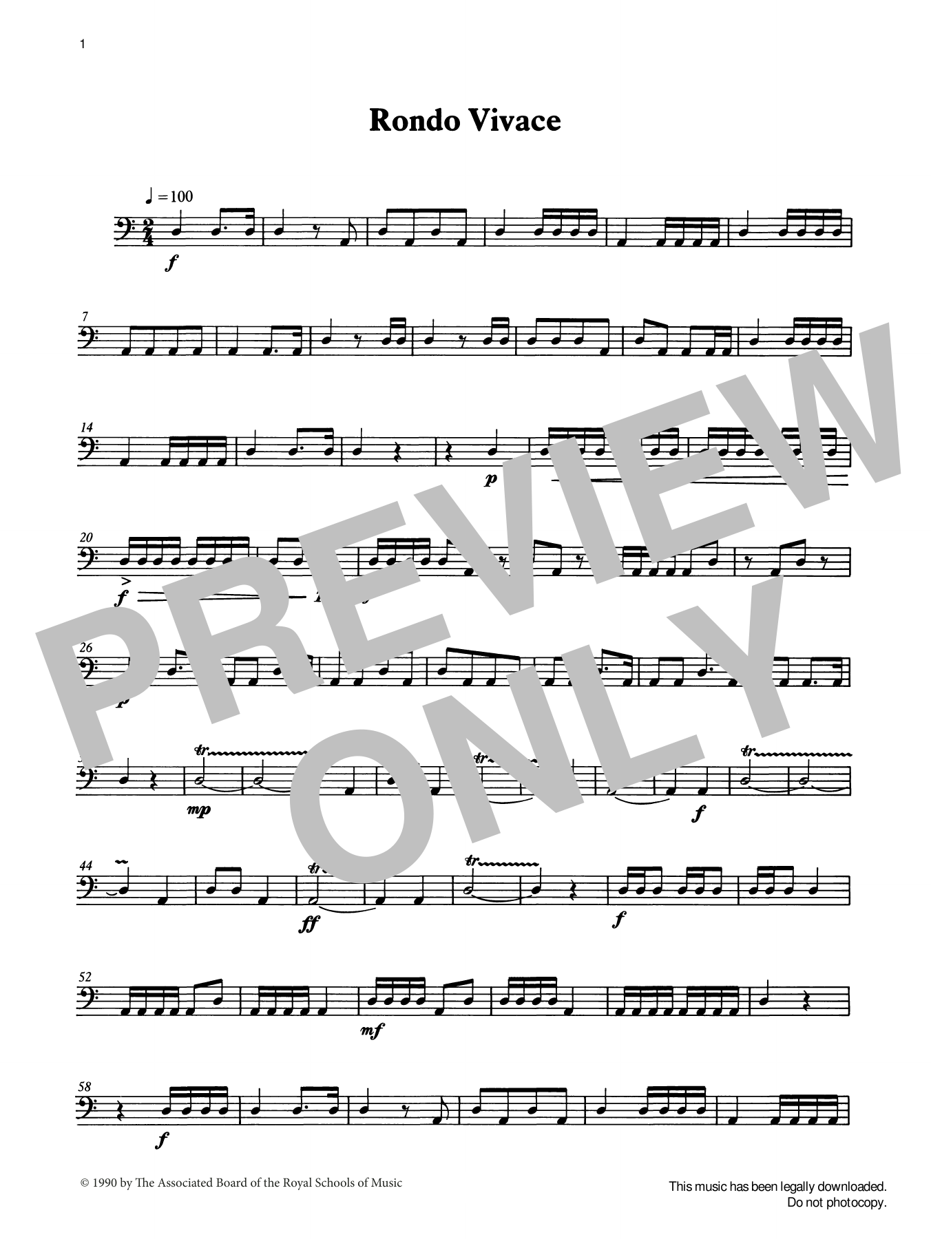 Download Ian Wright Rondo Vivace from Graded Music for Timp Sheet Music