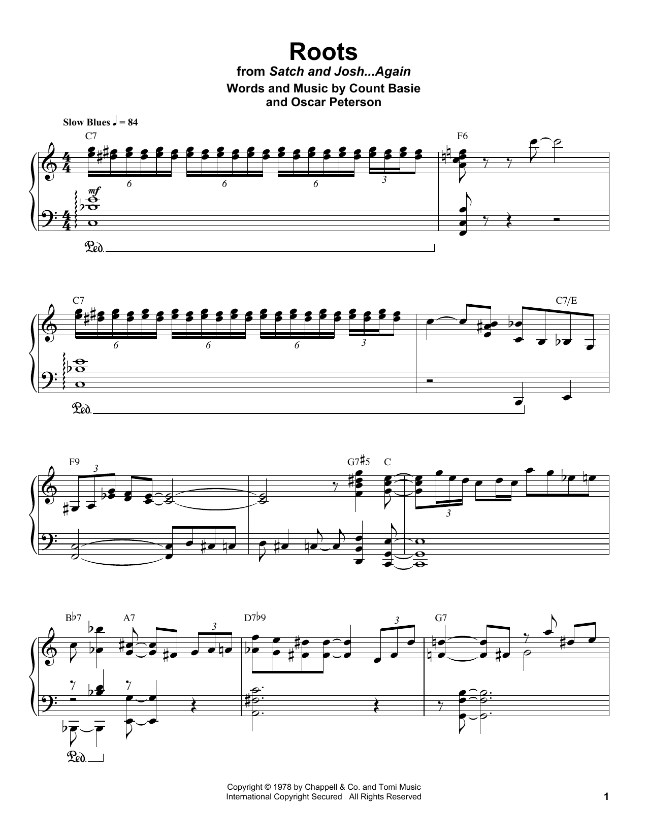 Download Count Basie Roots Sheet Music