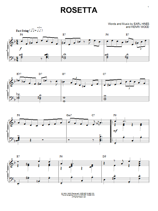 Download Django Reinhardt Rosetta (arr. Brent Edstrom) Sheet Music