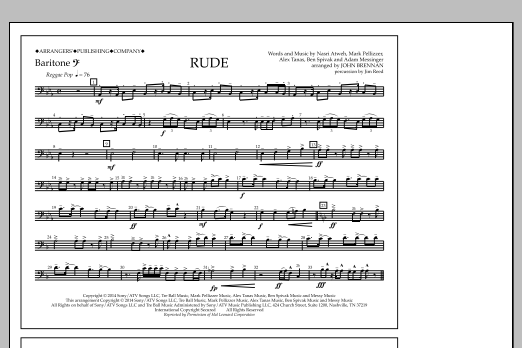 Download John Brennan Rude - Baritone B.C. Sheet Music