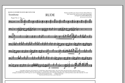 Download John Brennan Rude - Trombone Sheet Music