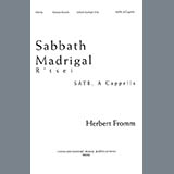Download or print Sabbath Madrigal (R'tsei) Sheet Music Printable PDF 9-page score for Classical / arranged SATB Choir SKU: 1211266.