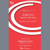 Download or print Sakura Sheet Music Printable PDF 6-page score for Concert / arranged Unison Choir SKU: 255186.