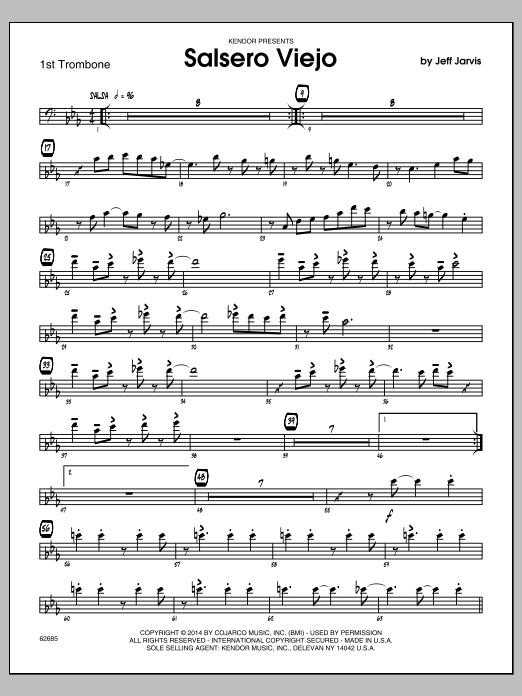 Download Jeff Jarvis Salsero Viejo - 1st Trombone Sheet Music