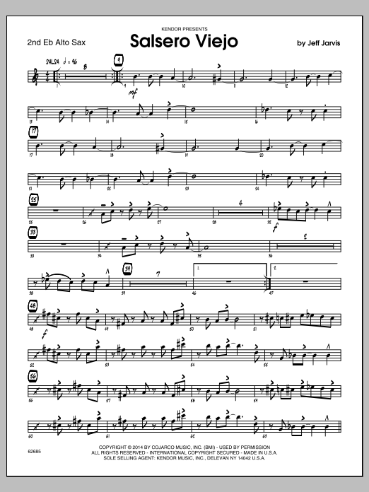 Download Jeff Jarvis Salsero Viejo - 2nd Eb Alto Saxophone Sheet Music